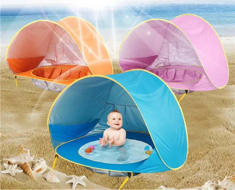Tente de plage pop-up anti UV