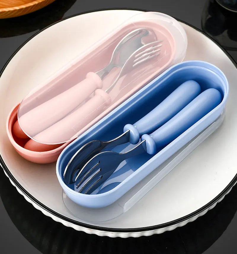 Set de Couverts pour enfants avec boîte de rangement