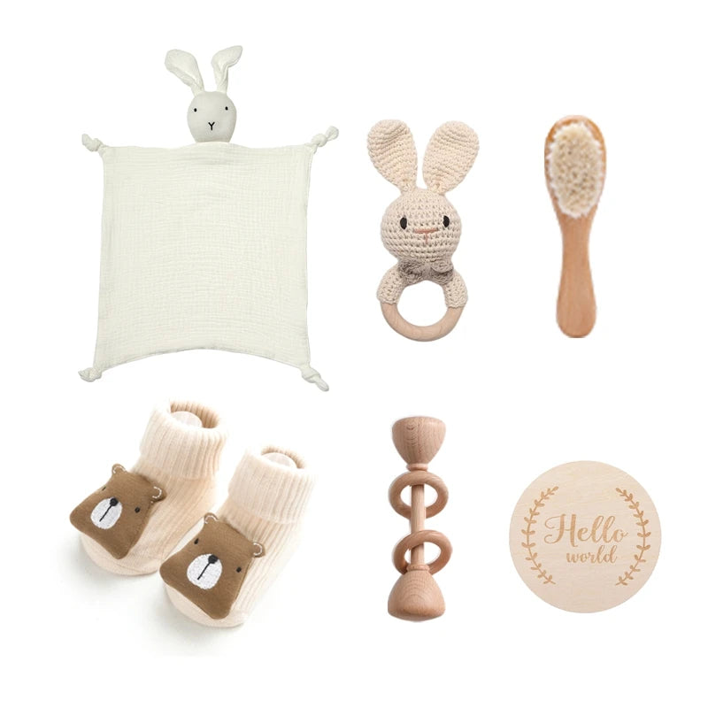 Coffret cadeau de naissance 6 pièces