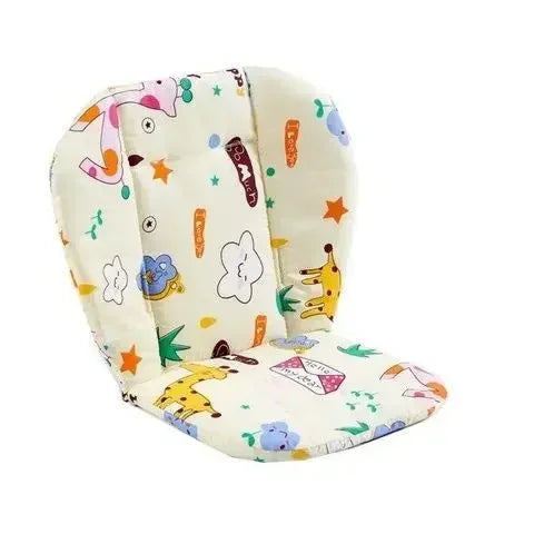 Coussin pour chaise haute et poussette jaune