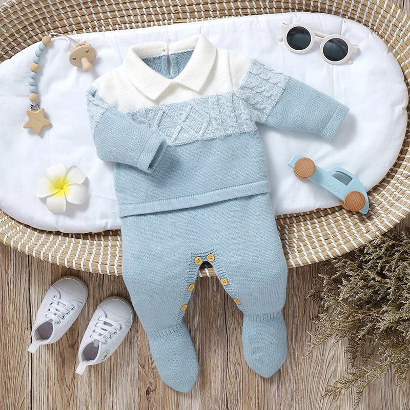 Barboteuse tricot pour bébé