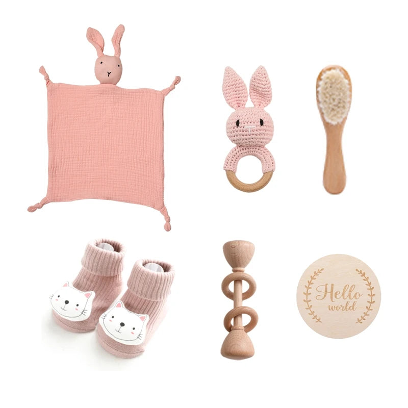 Coffret cadeau de naissance 6 pièces