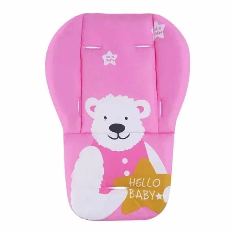 Coussin pour chaise haute et poussette motif ours