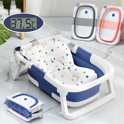 Baignoire pliable pour bébé avec affichage de température
