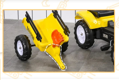 Tracteur avec remorque