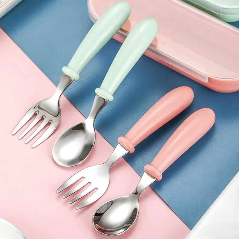 Set de Couverts pour enfants avec boîte de rangement