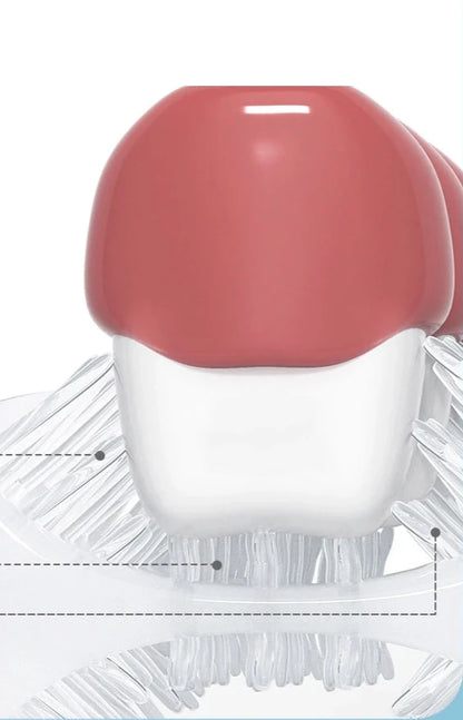 Brosse à dents électrique en forme de U pour enfants de 6 à 12 ans