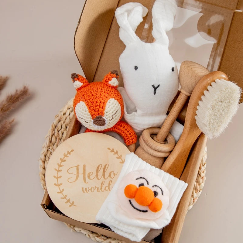 Coffret cadeau de naissance 6 pièces