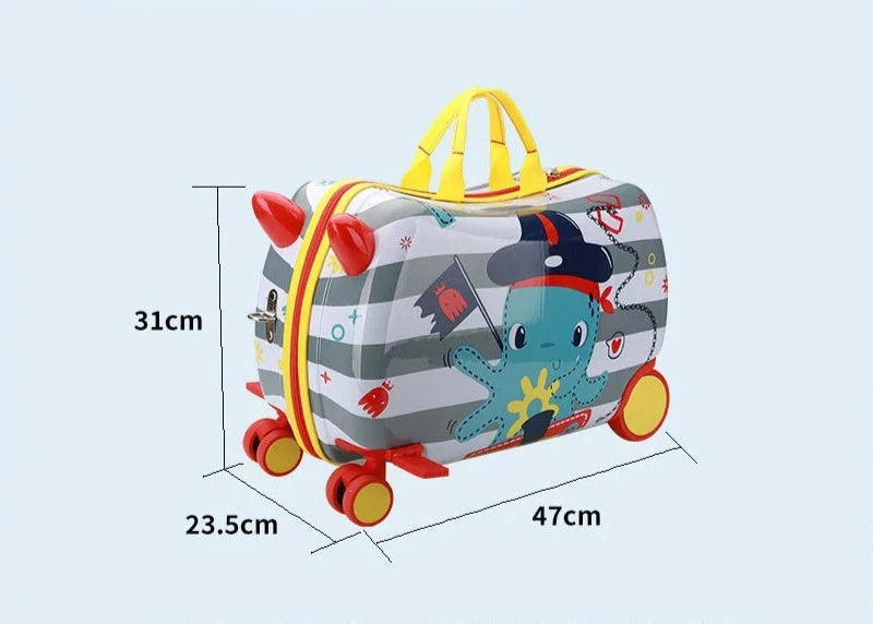 Valise ludique 4 roues pour enfants