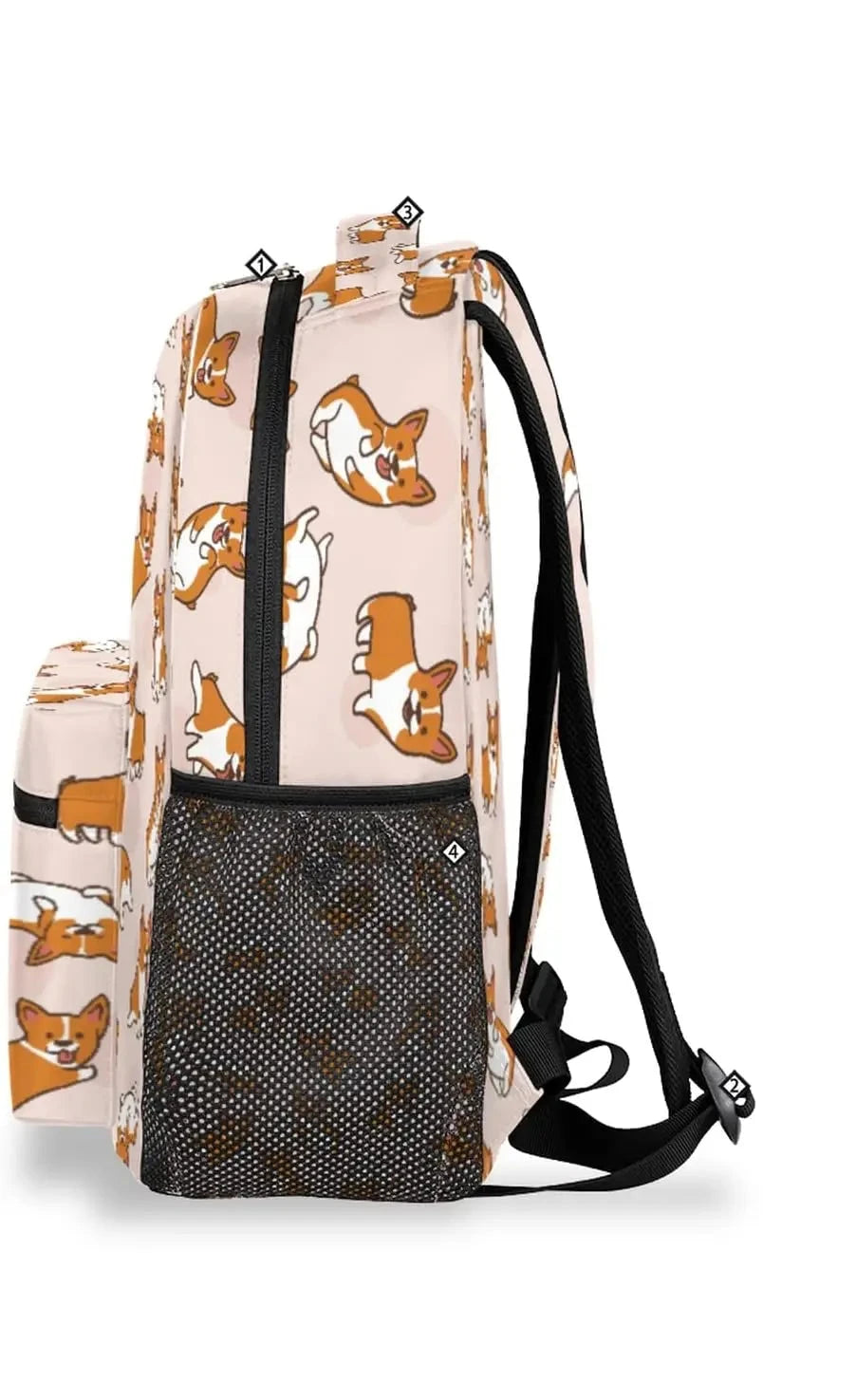 Sac à dos motif chien
