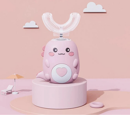 Brosse à dents électrique en forme de U pour enfants de 6 à 12 ans