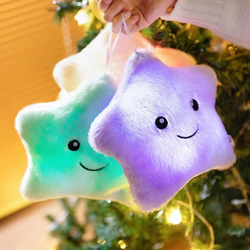 Peluche étoile lumineuse