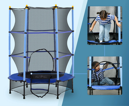 Trampoline enfant Ø 140 cm avec filet de sécurité