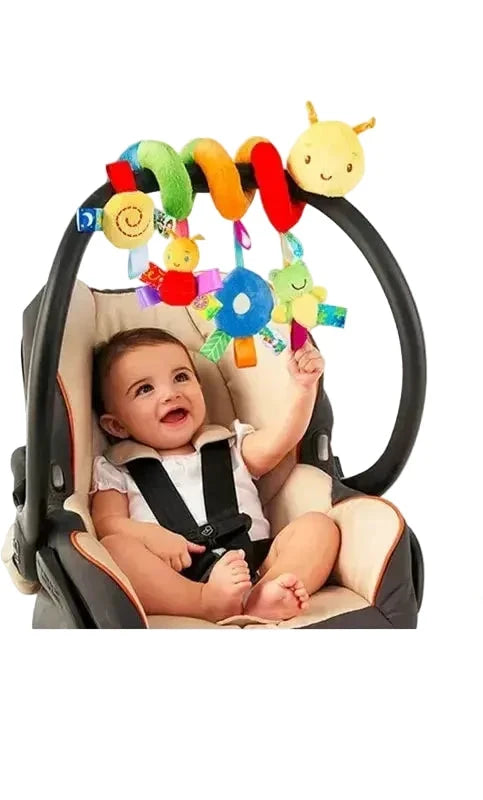 Spirale d'activité mignonne pour bébé: pour poussettes, sièges auto, lits et tapis d'éveil