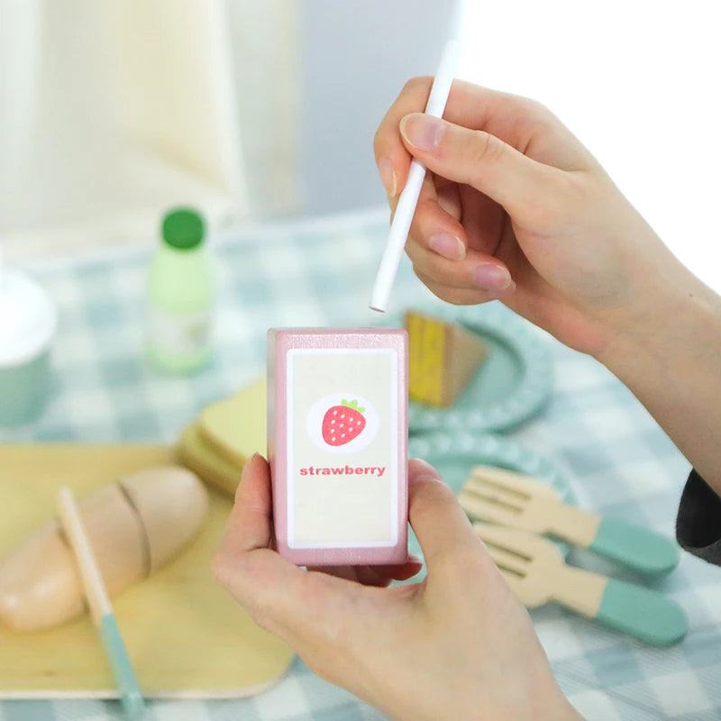 Ensembles de jeux en bois Petit-déjeuner ou Pique-nique pour enfants