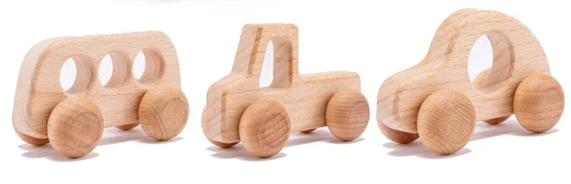 Jouets en bois pour bébé - collection véhicules Petit Berceau