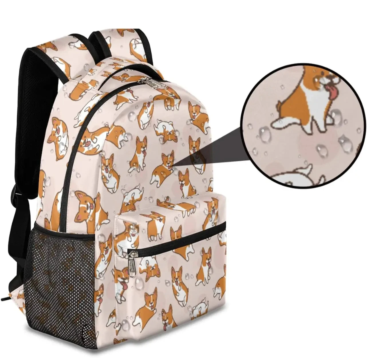 Sac à dos motif chien