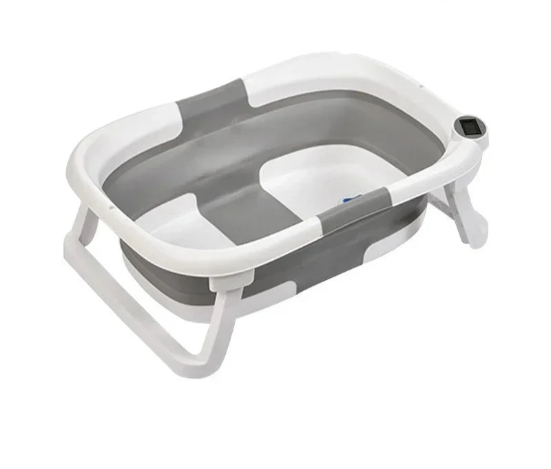 Baignoire pliable pour bébé avec affichage de température
