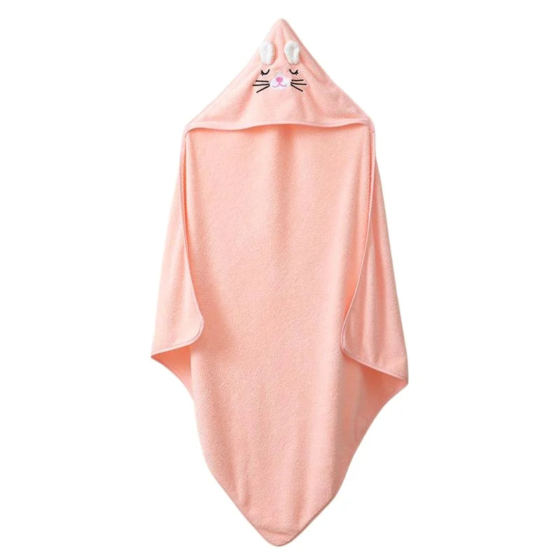 Cape de bain en flanelle douce pour bébé