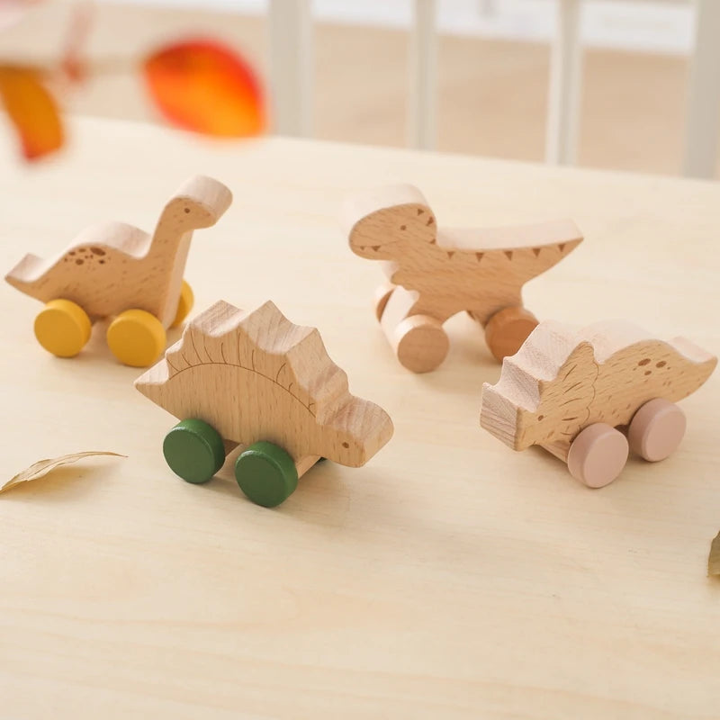 Jouets en bois pour bébé - collection dinosaures Petit Berceau