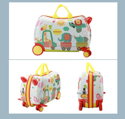 Valise ludique 4 roues pour enfants