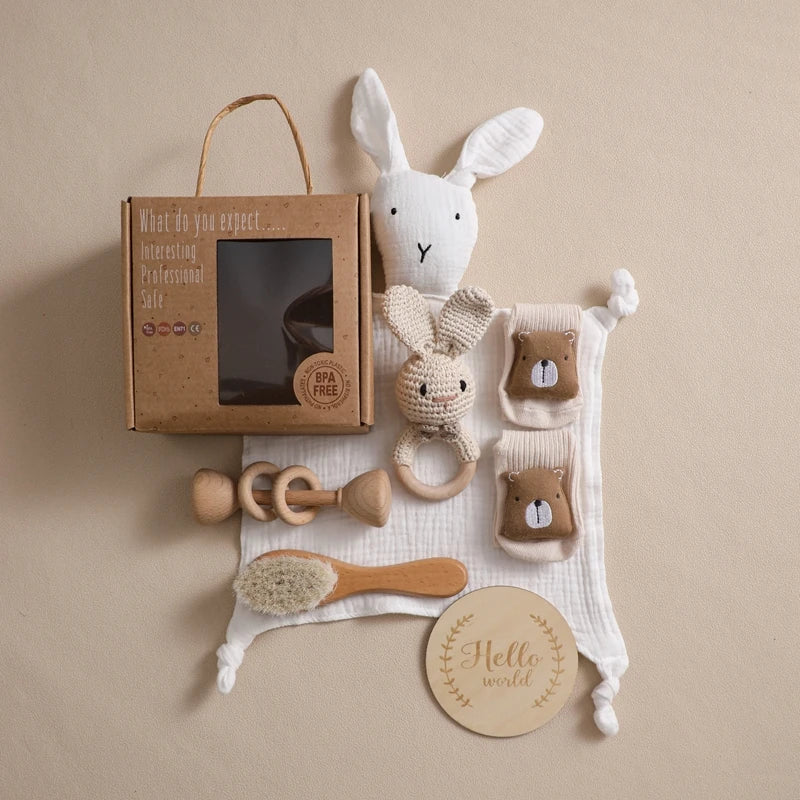 Coffret cadeau de naissance 6 pièces