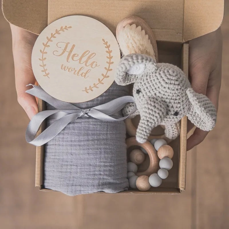Coffret de naissance petit éléphant