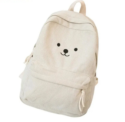  sac à dos en velours côtelé