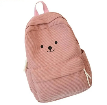  sac à dos en velours côtelé
