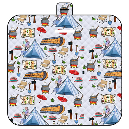 Tapis de pique-nique portable, pliable et imperméable