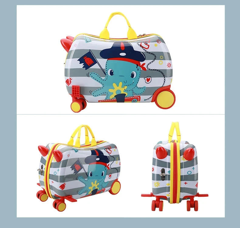 Valise ludique 4 roues pour enfants