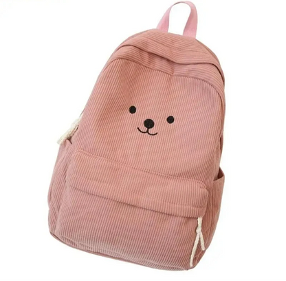  sac à dos en velours côtelé
