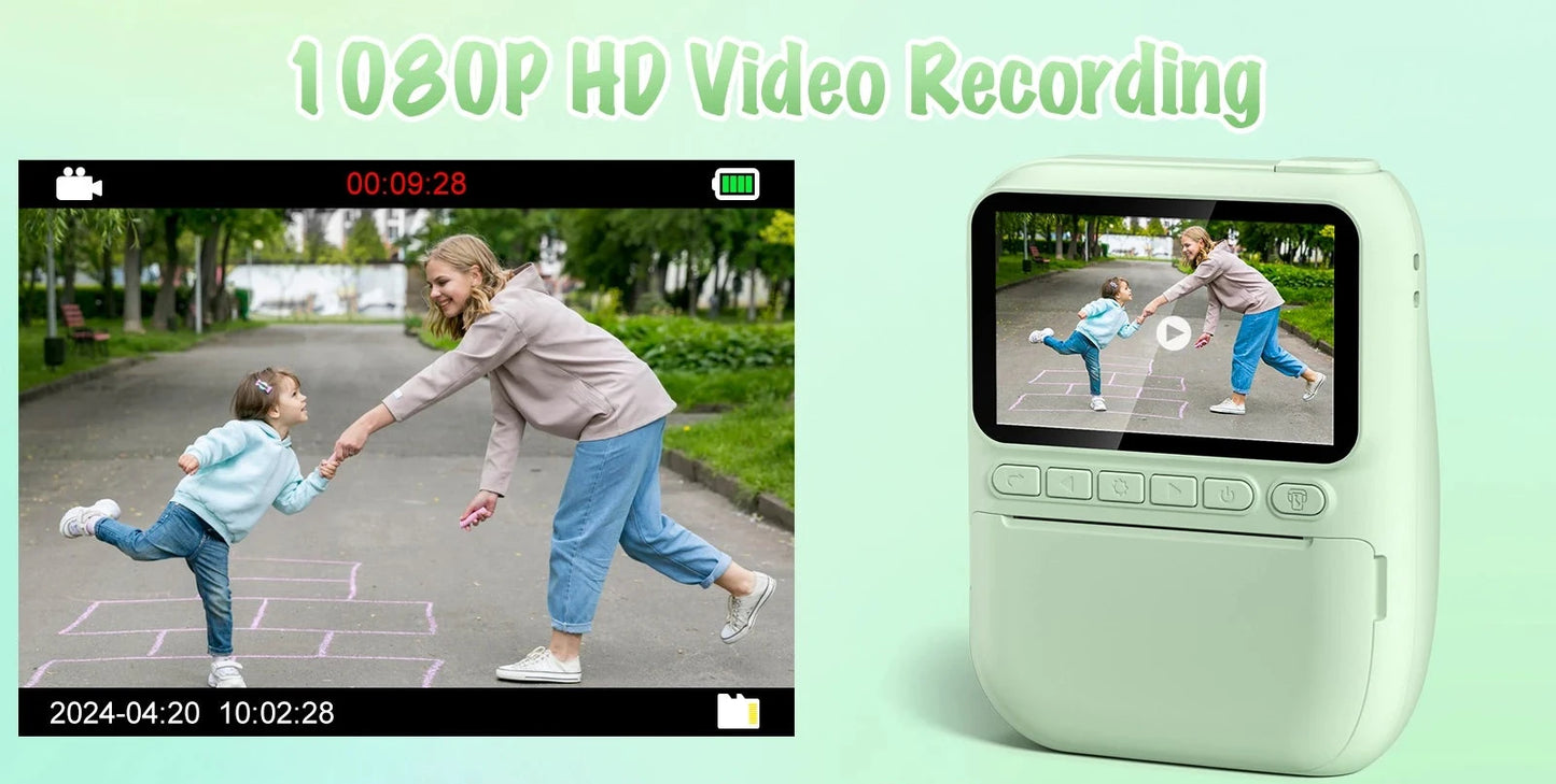 Appareil photo numérique Portable Gofunly à impression instantanée