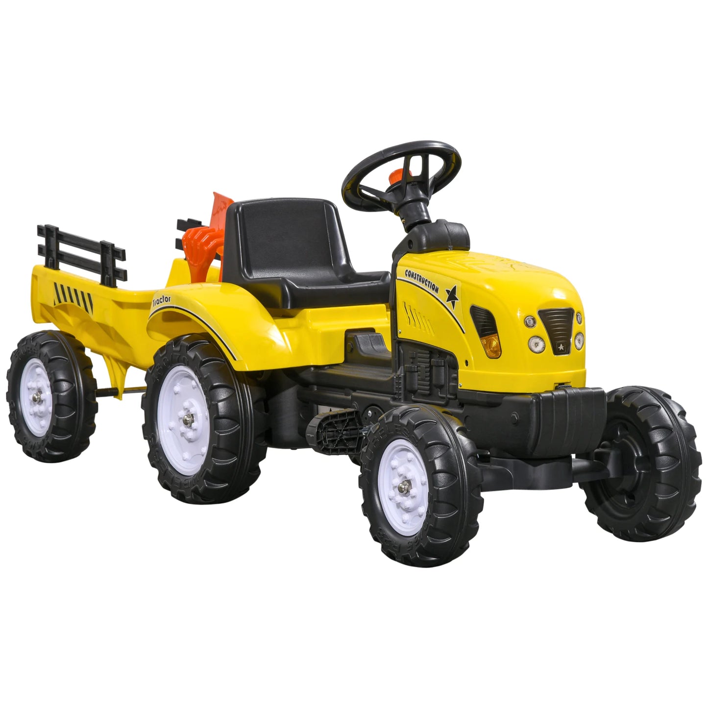 Tracteur avec remorque