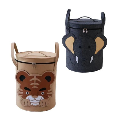 Paniers de rangement pour jouets ou linge pour chambre d'enfant - motifs animaliers
