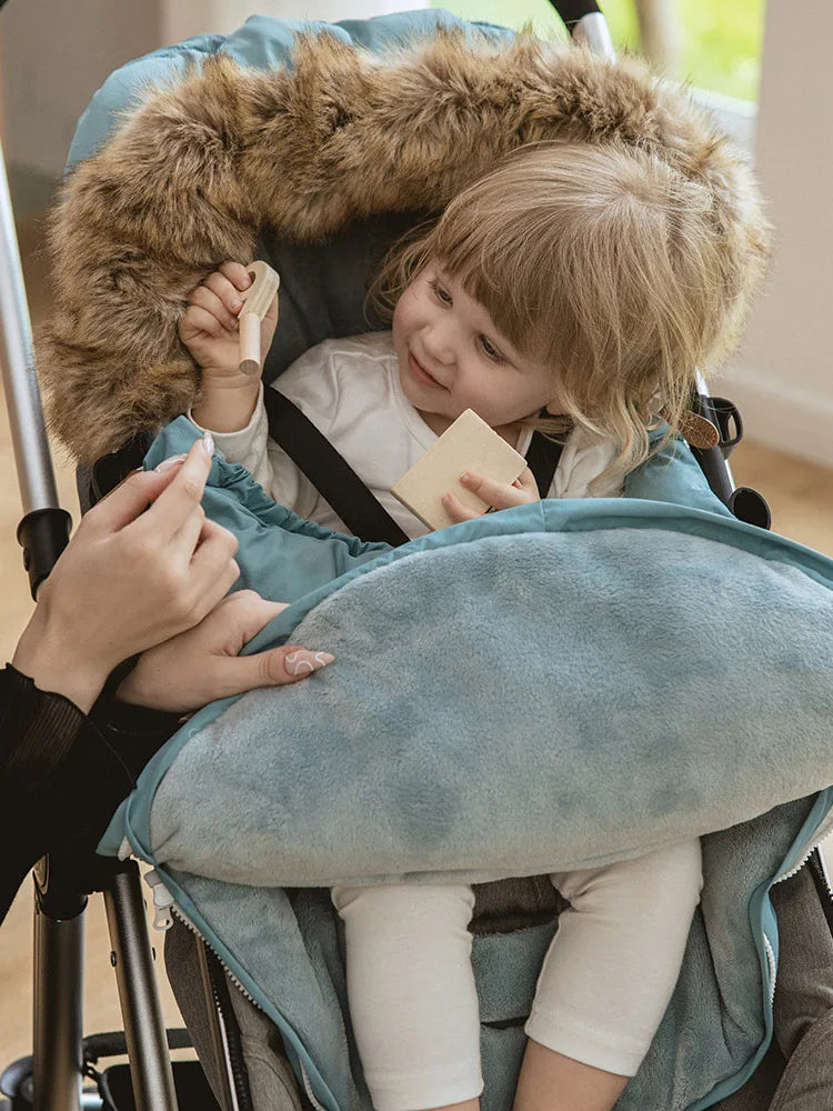 Chancelière universelle pour poussette, pour bébé de 0 à 36 mois,  cocon parfait pour affronter l'hiver
