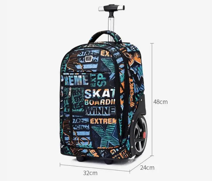 Sac à dos roulant pour ados