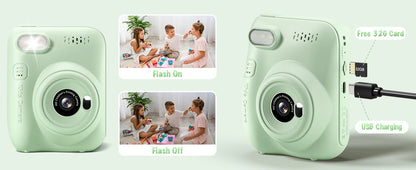 Appareil photo numérique Portable Gofunly à impression instantanée