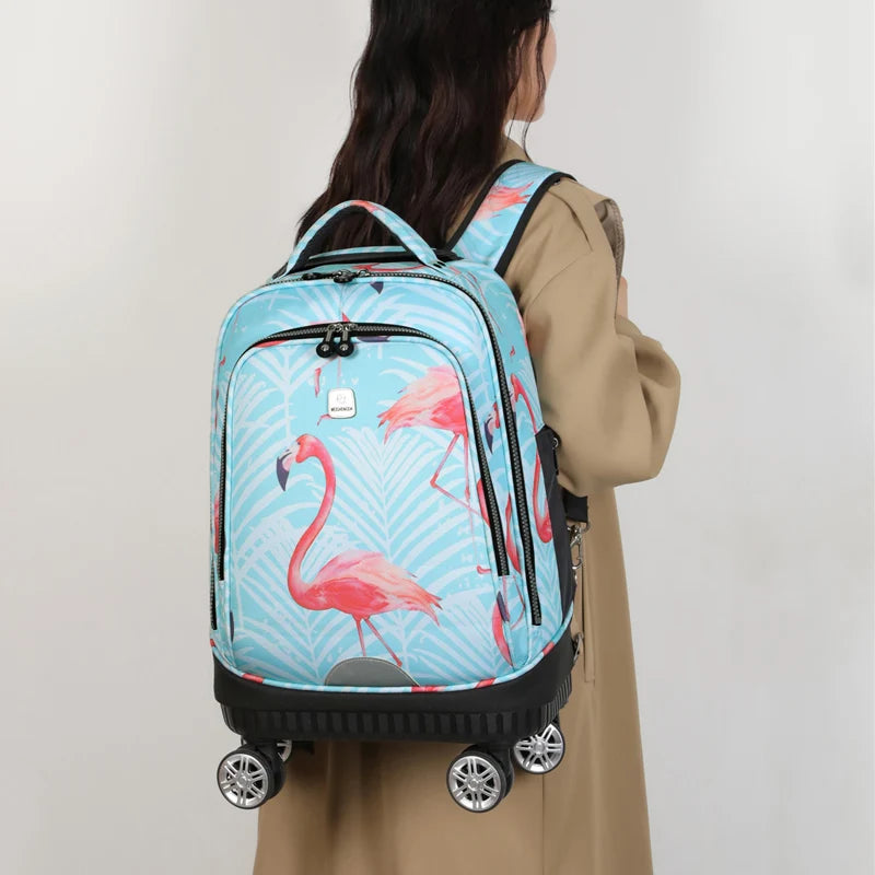 Sac à dos à roulettes