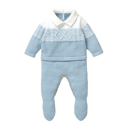 Barboteuse tricot pour bébé