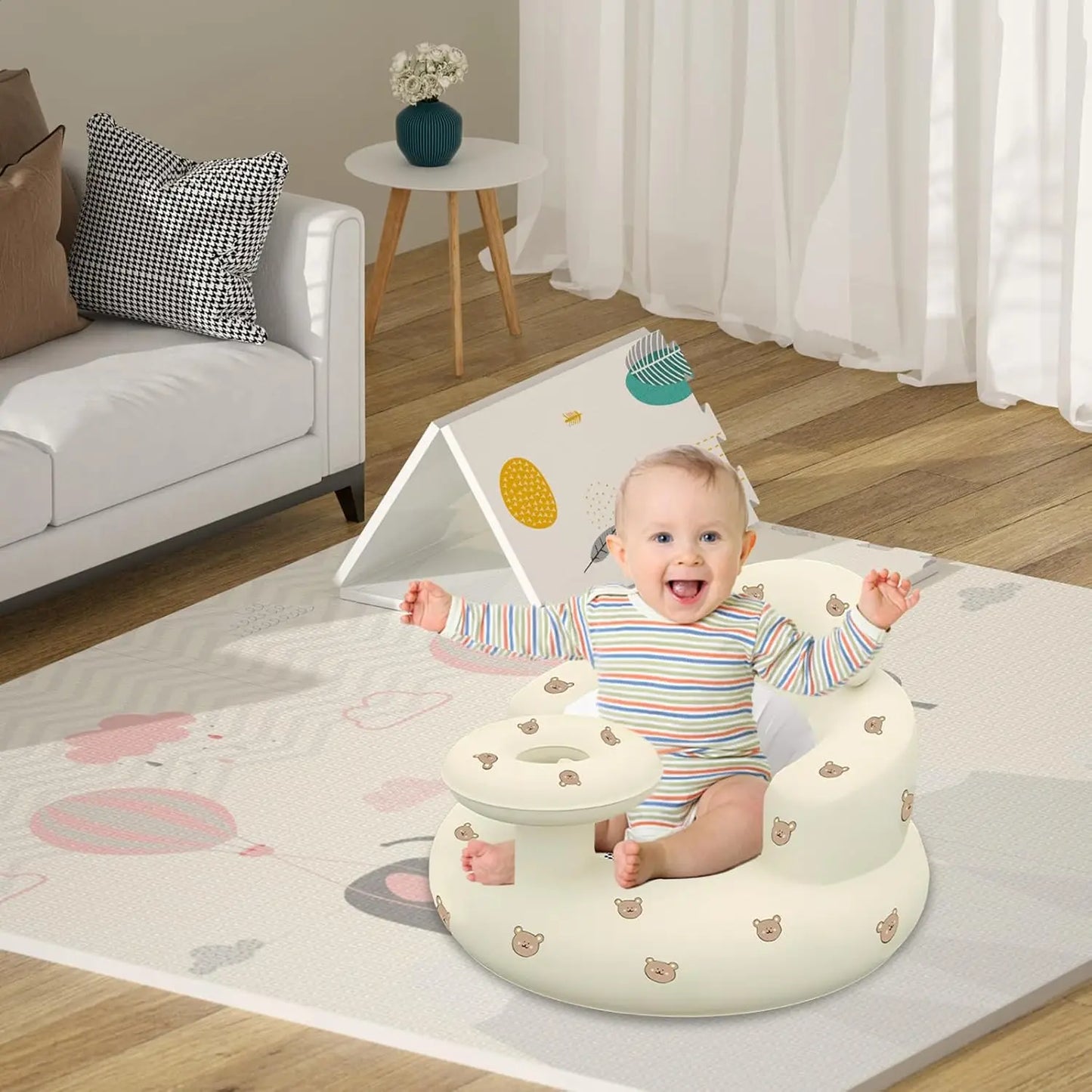 Canapé gonflable pour bébé