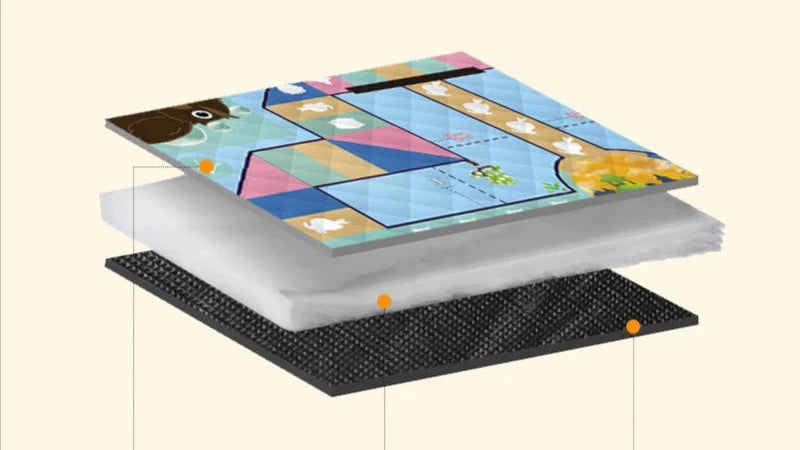 Tapis de pique-nique portable, pliable et imperméable motifs originaux