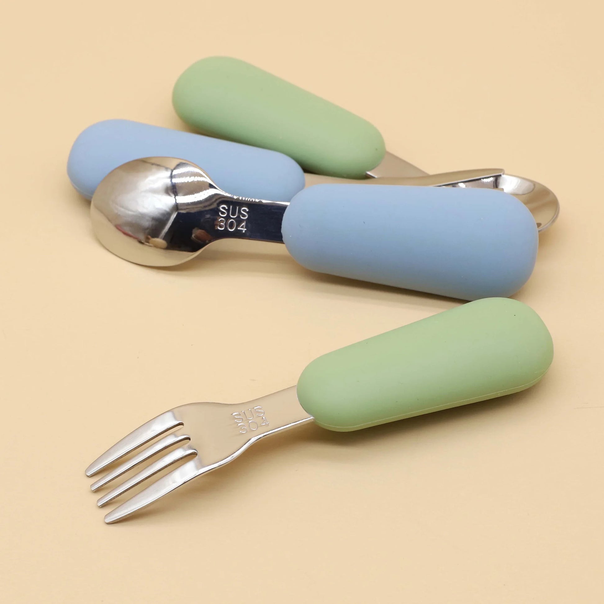 Fourchette et cuillère d'alimentation pour bébé