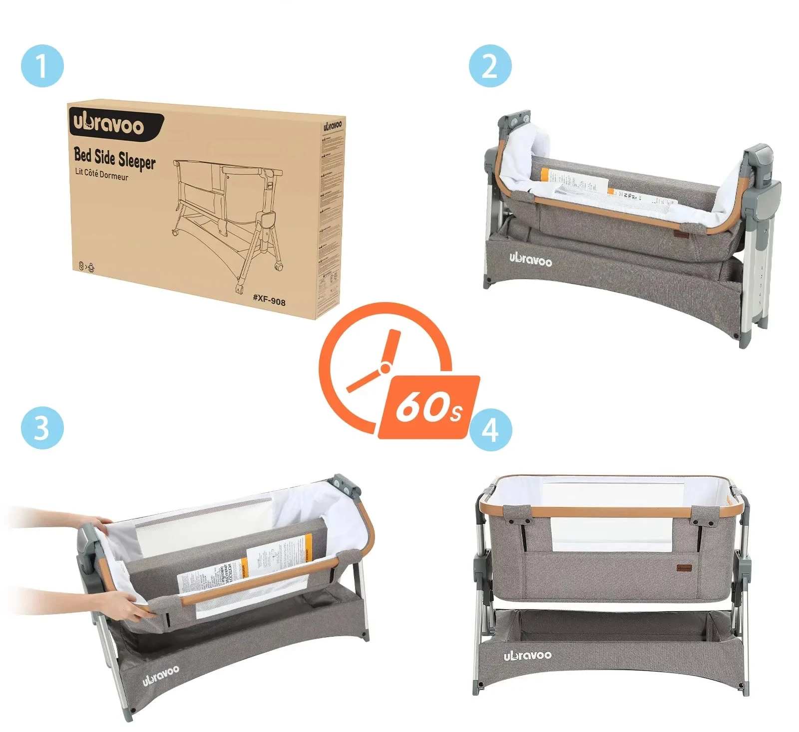 Berceau installation en 1 minute pour bébé  Petit Berceau