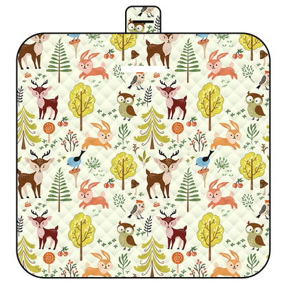 Tapis de pique-nique portable, pliable et imperméable motifs animaux