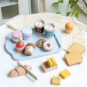 Ensembles de jeux en bois Petit-déjeuner ou Pique-nique pour enfants