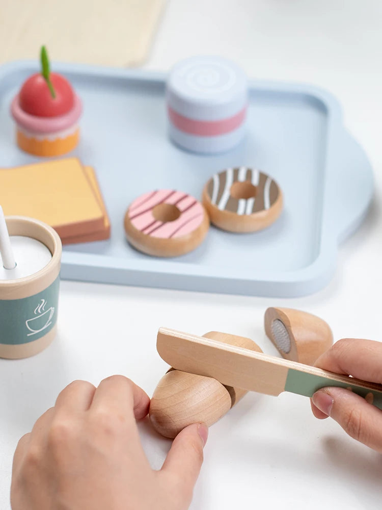 Ensembles de jeux en bois Petit-déjeuner ou Pique-nique pour enfants