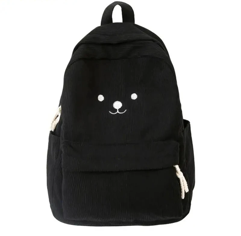  sac à dos en velours côtelé