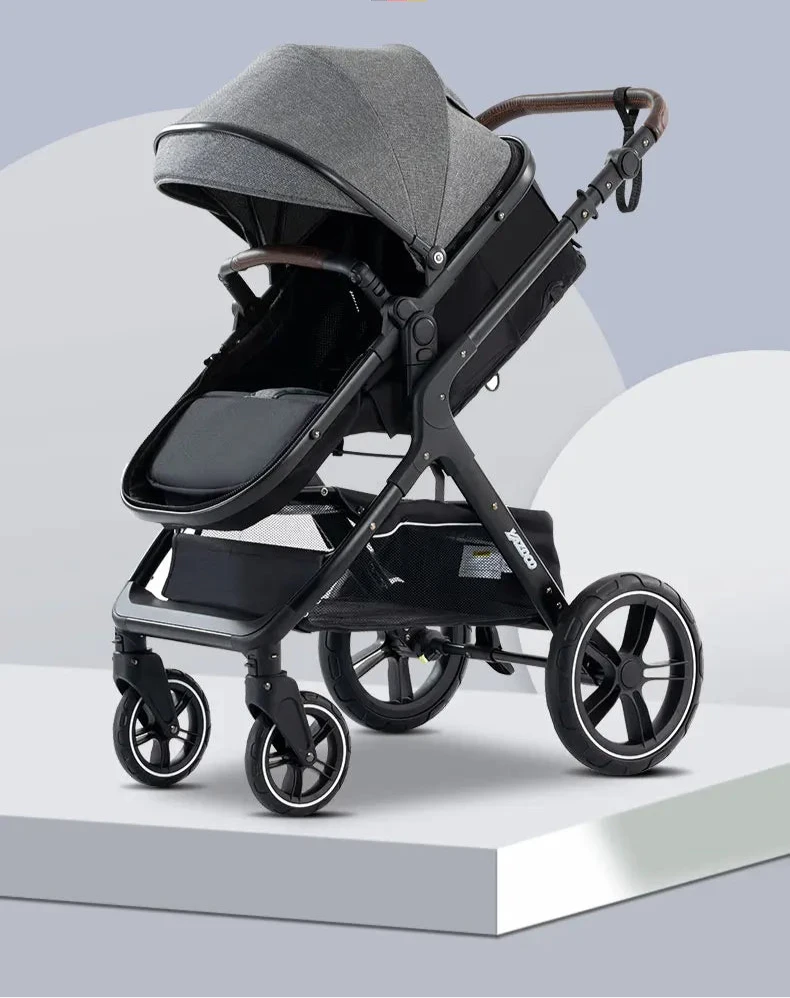 Poussette polyvalente moderne et pratique