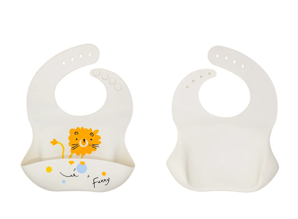 Bavoirs imperméables réglables pour enfants en Silicone souple